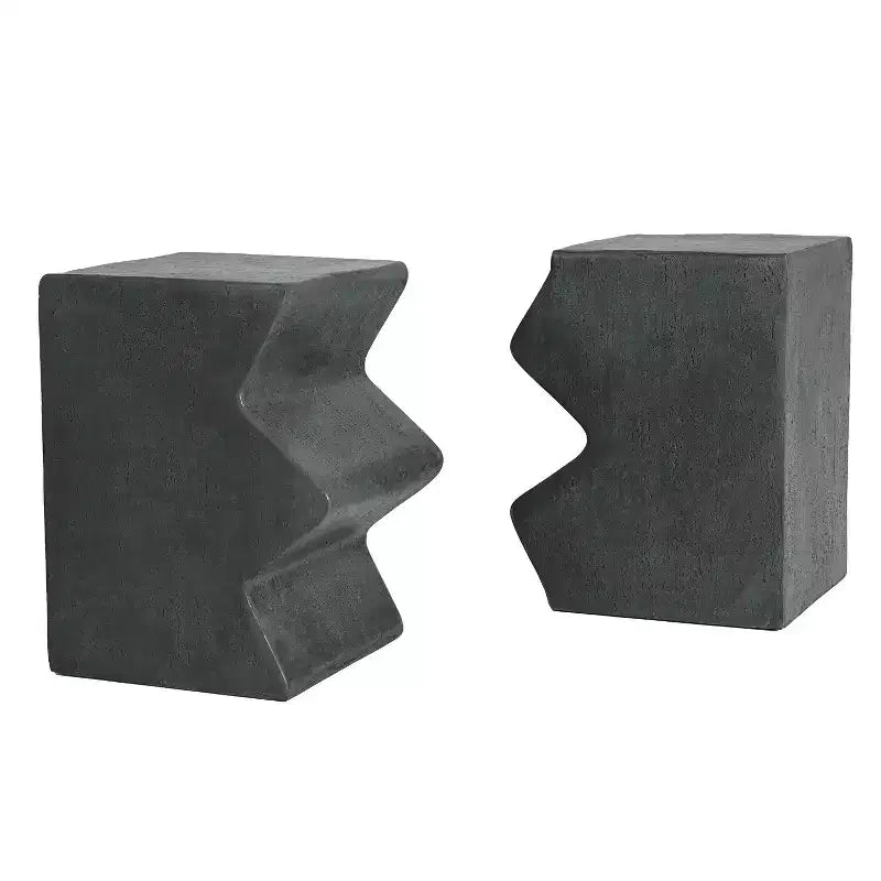 MAYEERTY 1 confezione di tavolini moderni geometrici set da 2, tavolino MGO per interni ed esterni soggiorno, patio