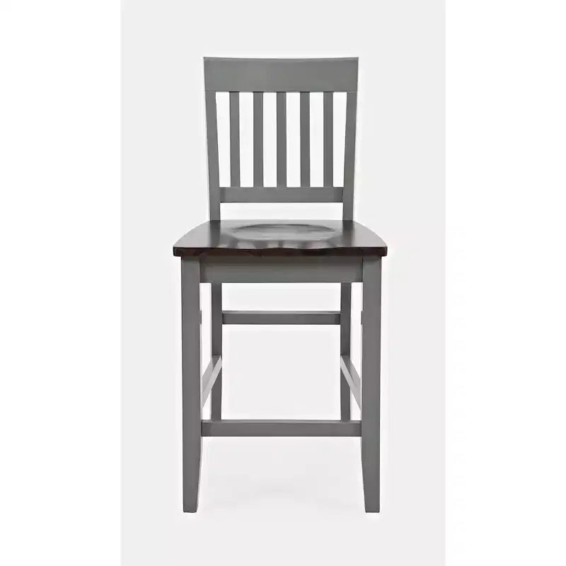Jofran, Decatur Lane Farmhouse Solid Wood Counter Stool (Set of 2)
