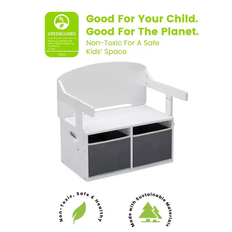 Panca convertibile per attività 3-in-1 MySize di Delta Children