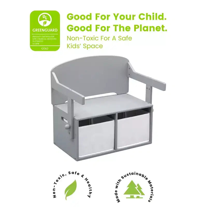 Panca convertibile per attività 3-in-1 MySize di Delta Children