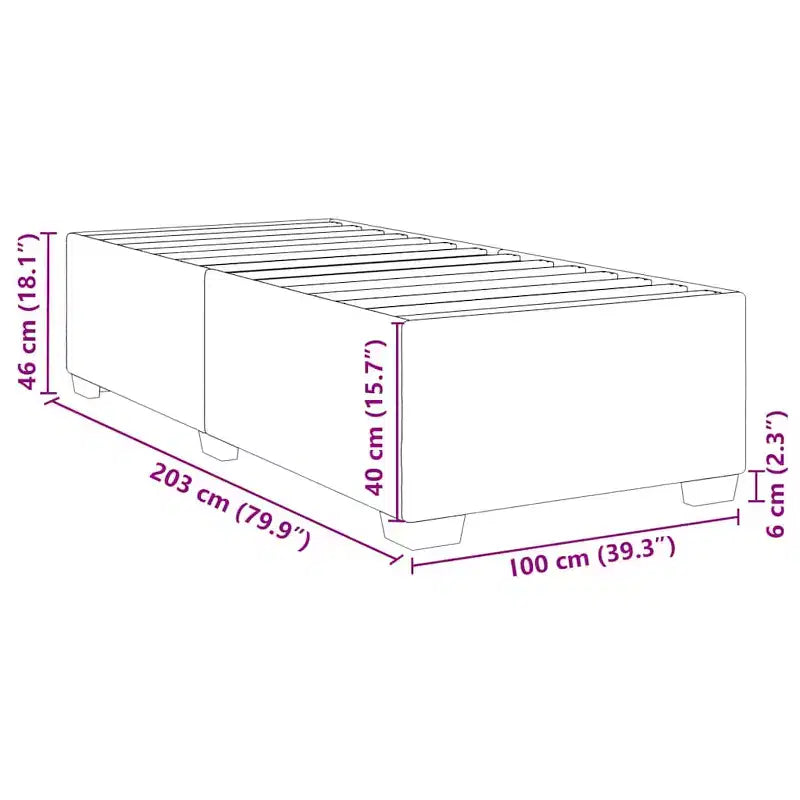 Struttura letto in similpelle bianca, compensato, legno ingegnerizzato Twin XL