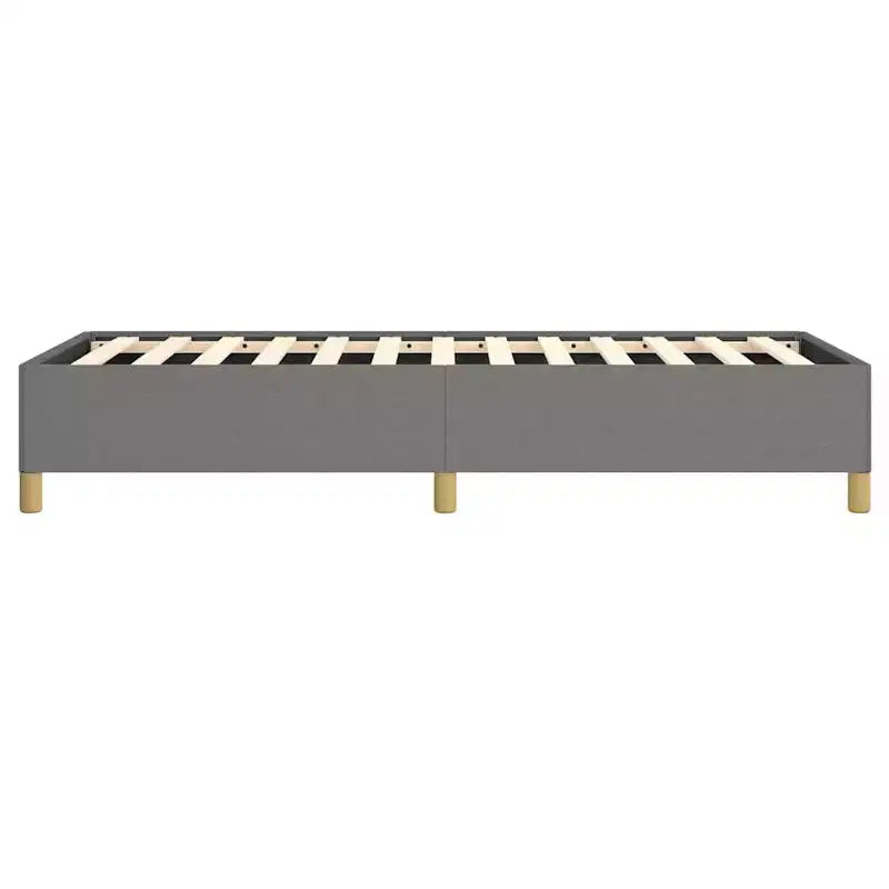 Struttura letto Grigio Scuro Poliestere, Compensato, Legno Ingegnerizzato Twin XL