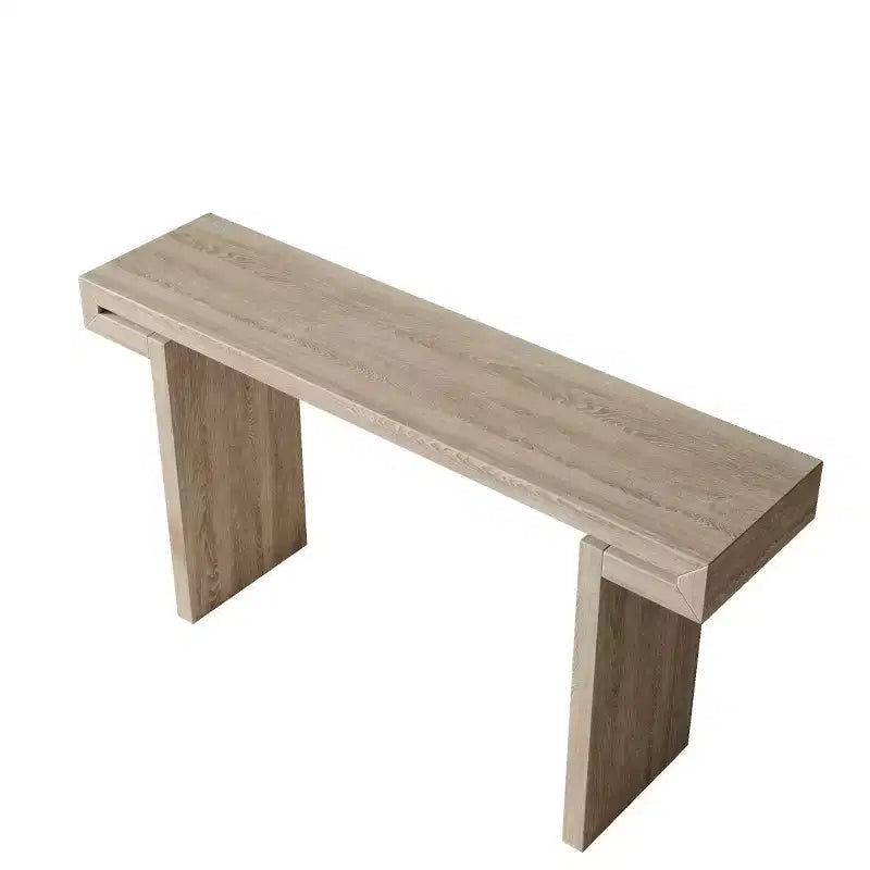 60 Modern Farmhouse Tavolo Consolle da Ingresso con Finitura in Legno Impiallacciato, Tavolo da Divano per Soggiorno, Corridoio o Ingresso - Panipeachy