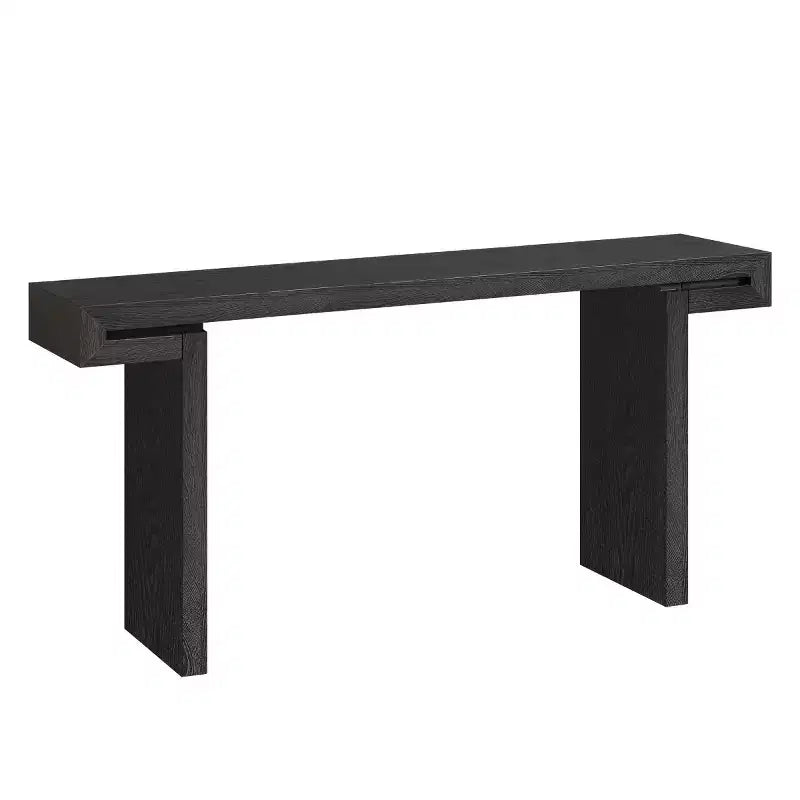 60 Modern Farmhouse Tavolo Consolle da Ingresso con Finitura in Legno Impiallacciato, Tavolo da Divano per Soggiorno, Corridoio o Ingresso - Panipeachy