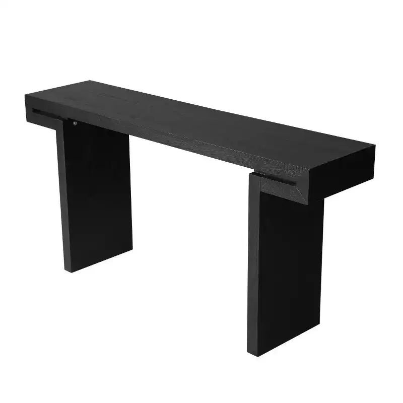 60 Modern Farmhouse Tavolo Consolle da Ingresso con Finitura in Legno Impiallacciato, Tavolo da Divano per Soggiorno, Corridoio o Ingresso - Panipeachy