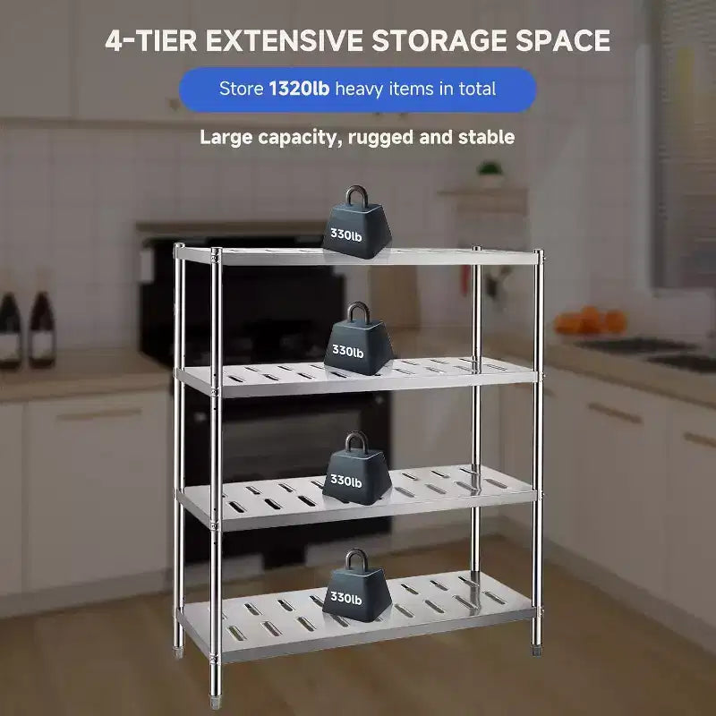 Scaffale COZONY per carichi pesanti, Unità di scaffalatura in metallo ad alta capacità per cucina, garage, ufficio, magazzino