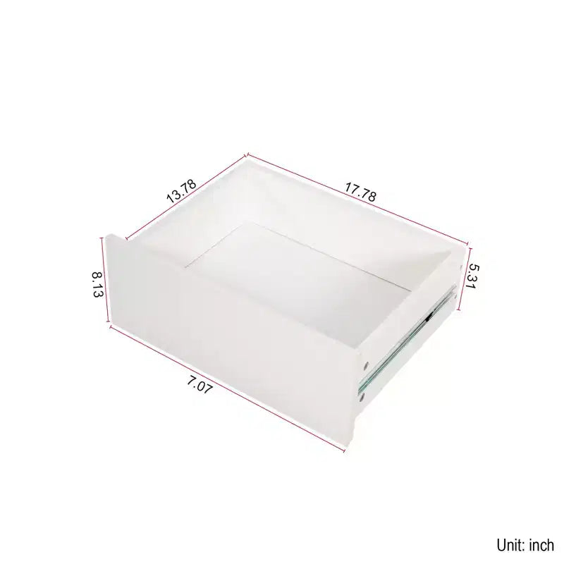 Scrivania a L allungabile e set toeletta JVNOXK con 6 cassetti per ampio spazio di archiviazione, ideale per l'ufficio e le routine di trucco in camera da letto, bianco