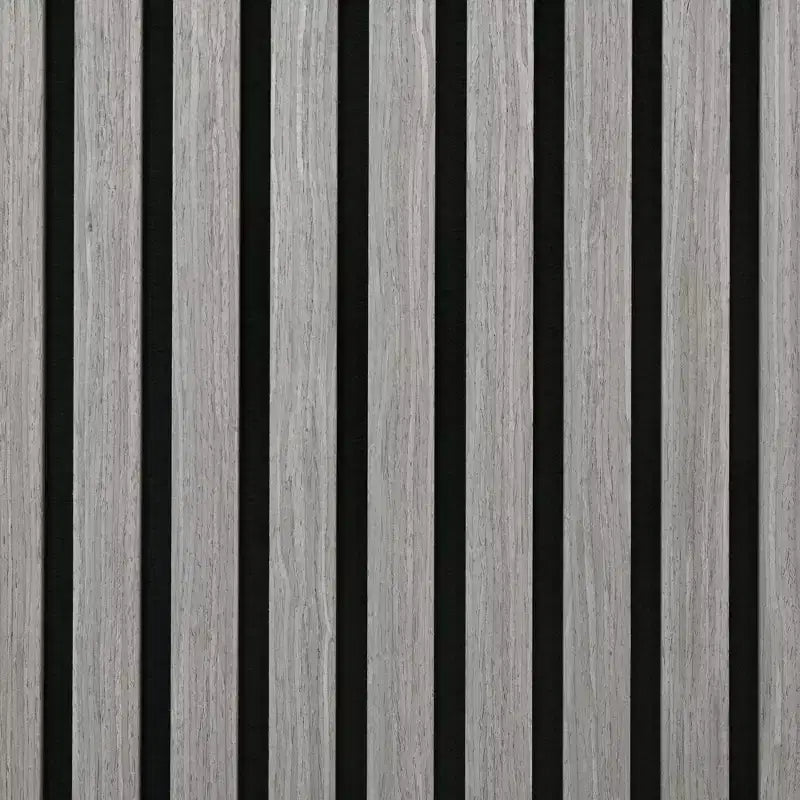 Pannelli in Legno 24x24 per Parete, Confezione da 4 Pannelli Acustici, Pannelli a Doghe Fonoassorbenti per la Decorazione di Pareti Interne, Casa