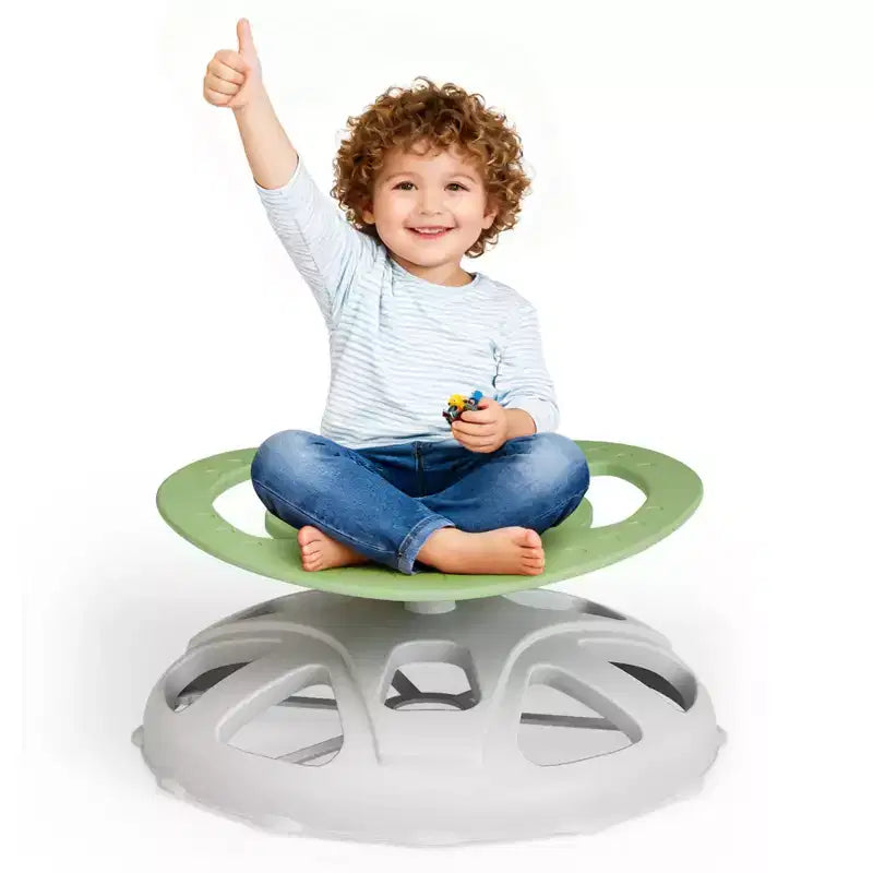 Sedia girevole sensoriale per bambini, Sedia girevole per bambini autistici con maniglia di sicurezza e design antiscivolo, Allenamento della coordinazione corporea
