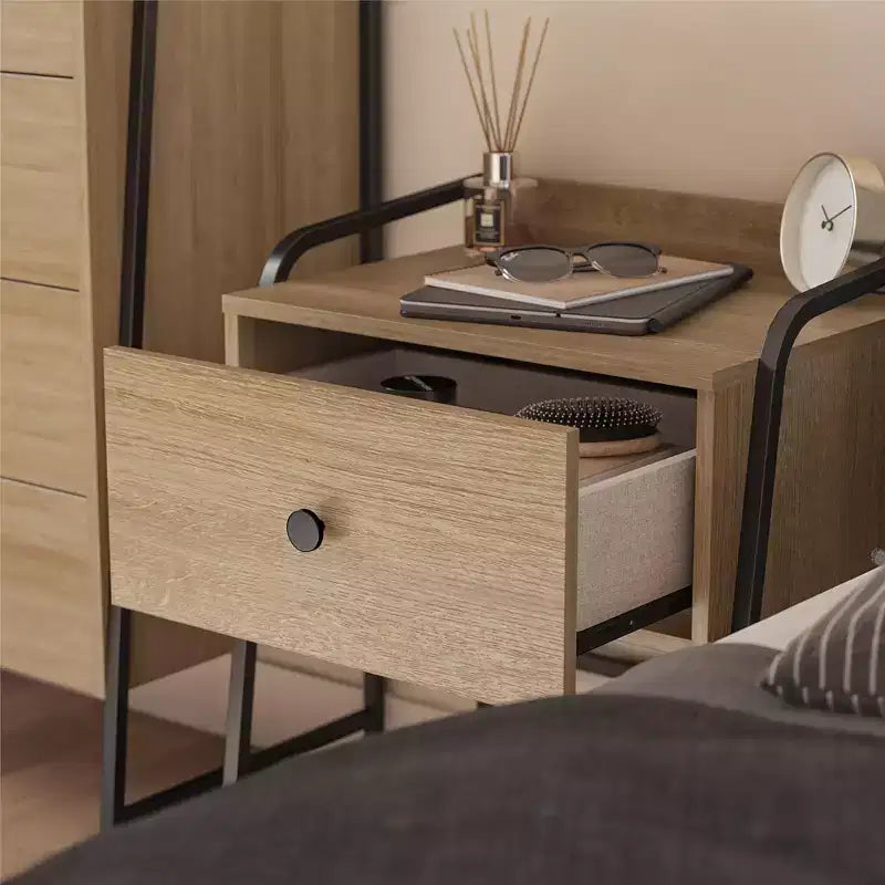 Comodino rustico Quin GDFStudio con 1 cassetto