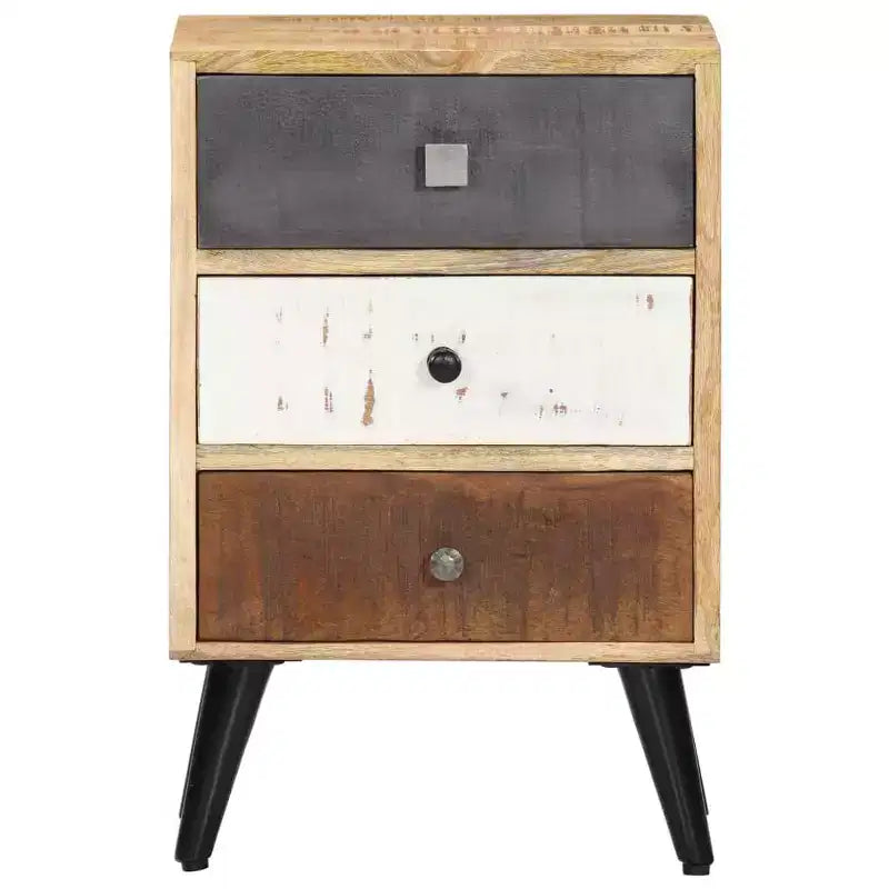 vidaXL Comodino 40x30x60 cm Legno massello di mango