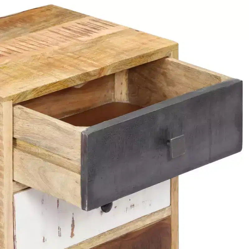 vidaXL Comodino 40x30x60 cm Legno massello di mango