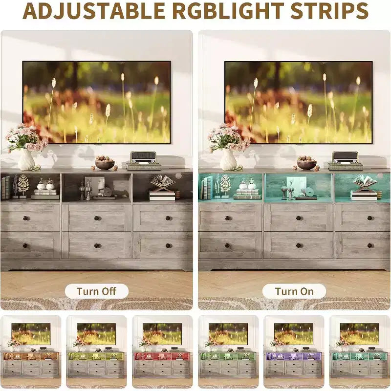 Comò stretto a 6 cassetti con ripiano aperto, cassettiera stretta salvaspazio per cameretta, appartamento, armadio, finitura organizer moderno, facile montaggio