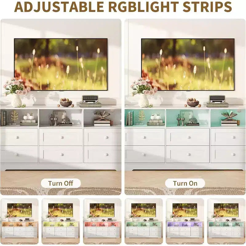 Comò stretto a 6 cassetti con ripiano aperto, cassettiera stretta salvaspazio per cameretta, appartamento, armadio, finitura organizer moderno, facile montaggio
