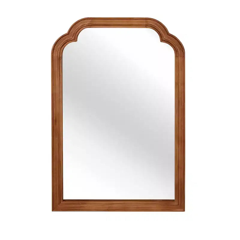 Specchio Decorativo Angoli Arrotondati Whisen 20 x 30, Cornice in Legno Massello, Ingresso