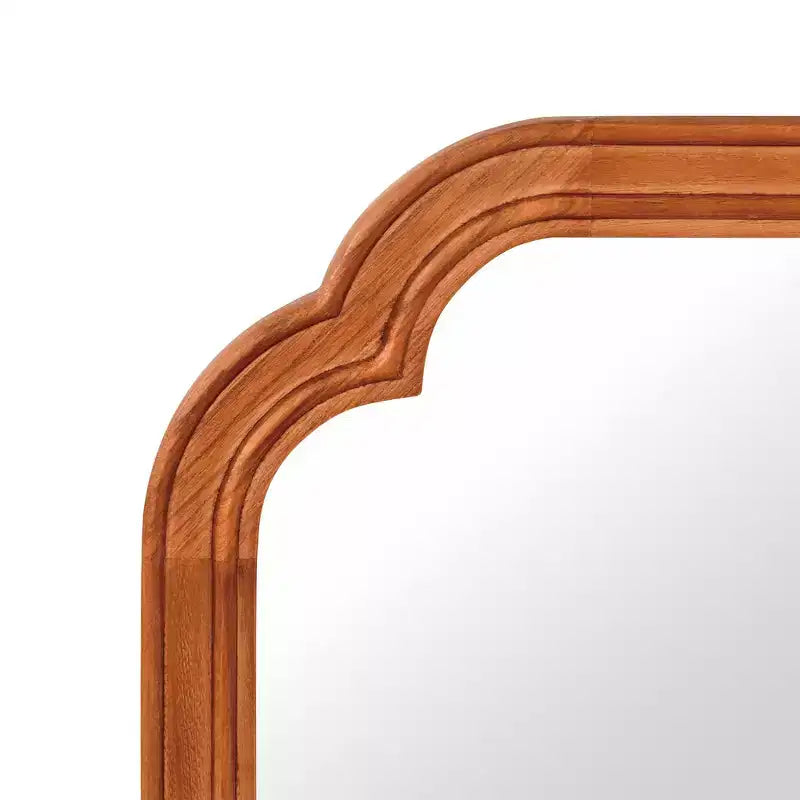 Specchio Decorativo Angoli Arrotondati Whisen 20 x 30, Cornice in Legno Massello, Ingresso