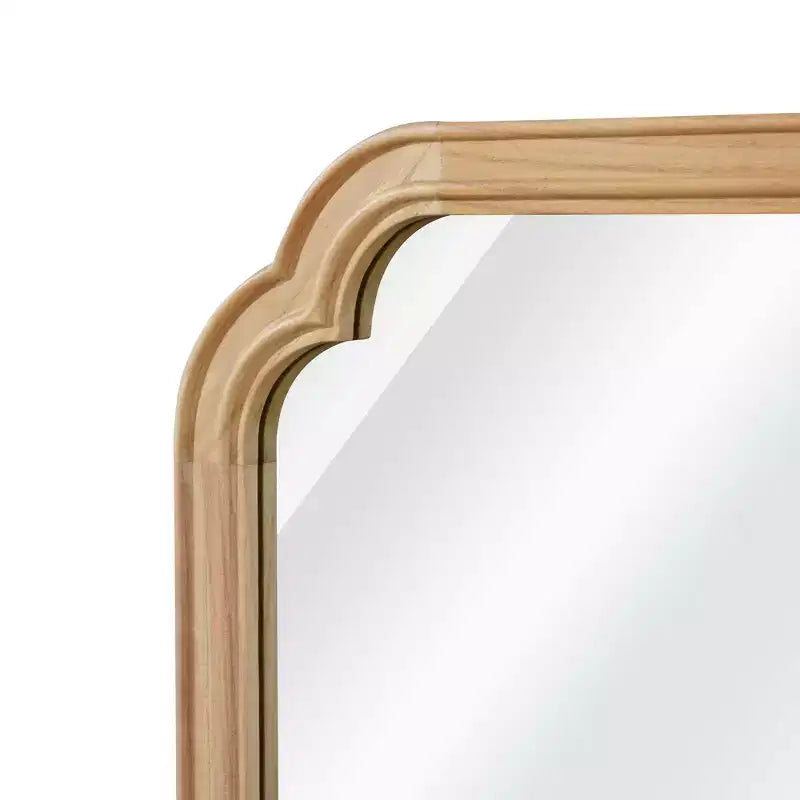 Specchio Decorativo Angoli Arrotondati Whisen 20 x 30, Cornice in Legno Massello, Ingresso