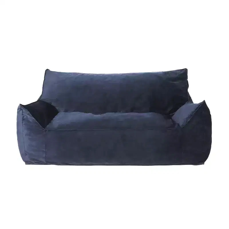 Poltrona Sacco Oversize Okak Chenille, Poltrona Pigra Grande con Braccioli, Comoda Poltrona Lounge per Soggiorno, Camera da Leto