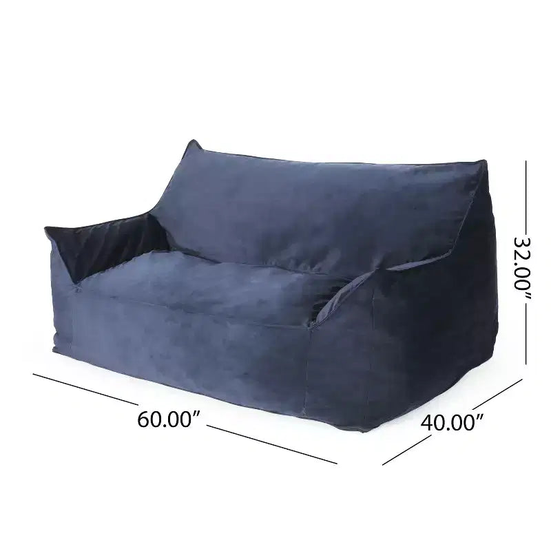 Poltrona Sacco Oversize Okak Chenille, Poltrona Pigra Grande con Braccioli, Comoda Poltrona Lounge per Soggiorno, Camera da Leto