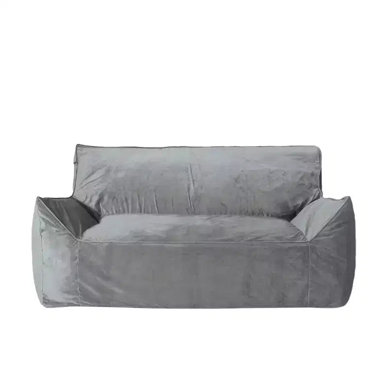 Poltrona Sacco Oversize Okak Chenille, Poltrona Pigra Grande con Braccioli, Comoda Poltrona Lounge per Soggiorno, Camera da Leto