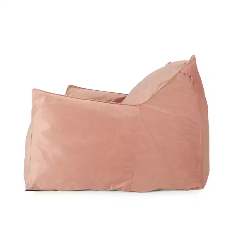 Poltrona Sacco Oversize Okak Chenille, Poltrona Pigra Grande con Braccioli, Comoda Poltrona Lounge per Soggiorno, Camera da Leto