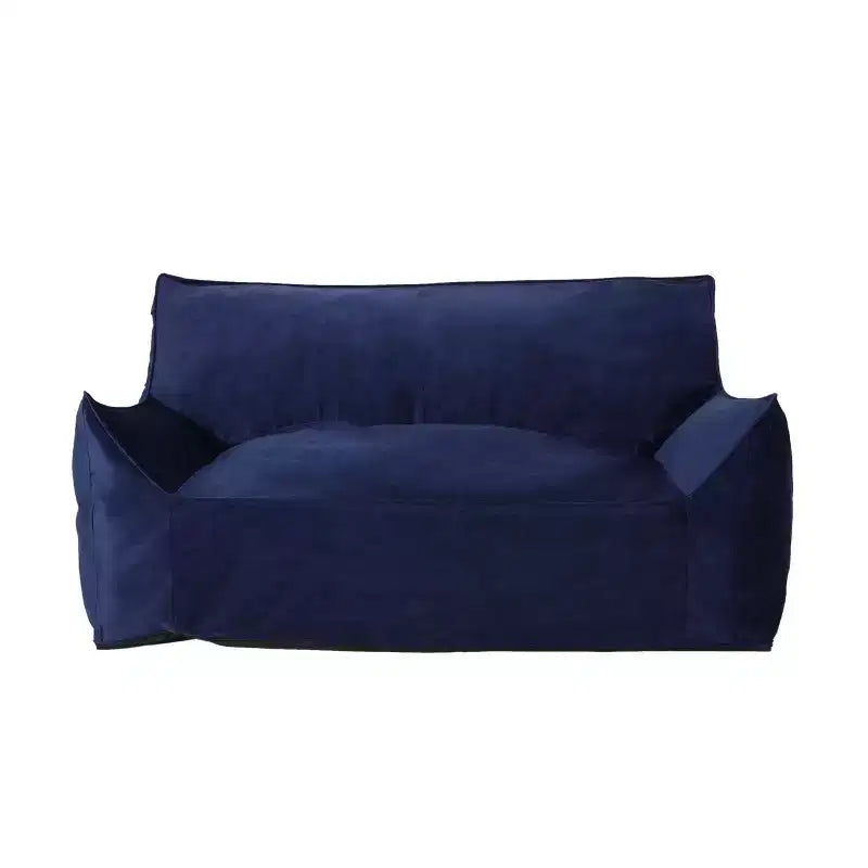 Poltrona Sacco Oversize Okak Chenille, Poltrona Pigra Grande con Braccioli, Comoda Poltrona Lounge per Soggiorno, Camera da Leto