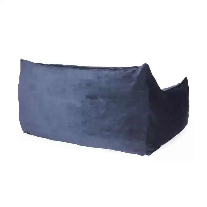 Poltrona Sacco Oversize Okak Chenille, Poltrona Pigra Grande con Braccioli, Comoda Poltrona Lounge per Soggiorno, Camera da Leto