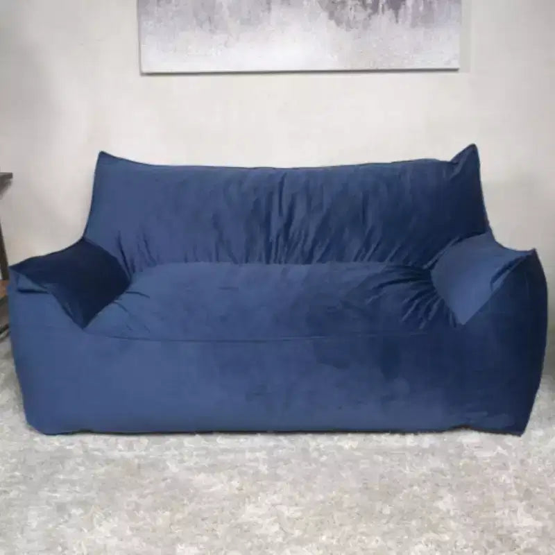 Poltrona Sacco Oversize Okak Chenille, Poltrona Pigra Grande con Braccioli, Comoda Poltrona Lounge per Soggiorno, Camera da Leto