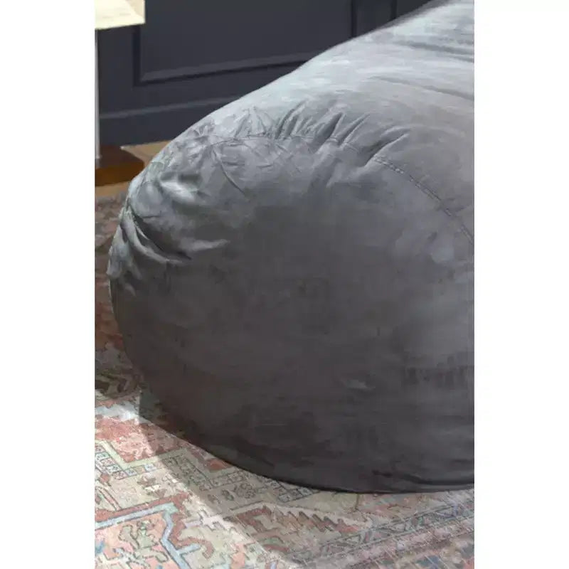 Okak Poltrona a sacco oversize, sedia da terra da 8 piedi, comoda poltrona a sacco con fodere rimovibili per adulti/bambini per la lettura, il soggiorno, la camera da letto