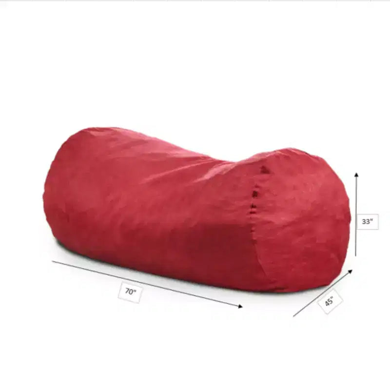 Okak Poltrona a sacco oversize, sedia da terra da 8 piedi, comoda poltrona a sacco con fodere rimovibili per adulti/bambini per la lettura, il soggiorno, la camera da letto