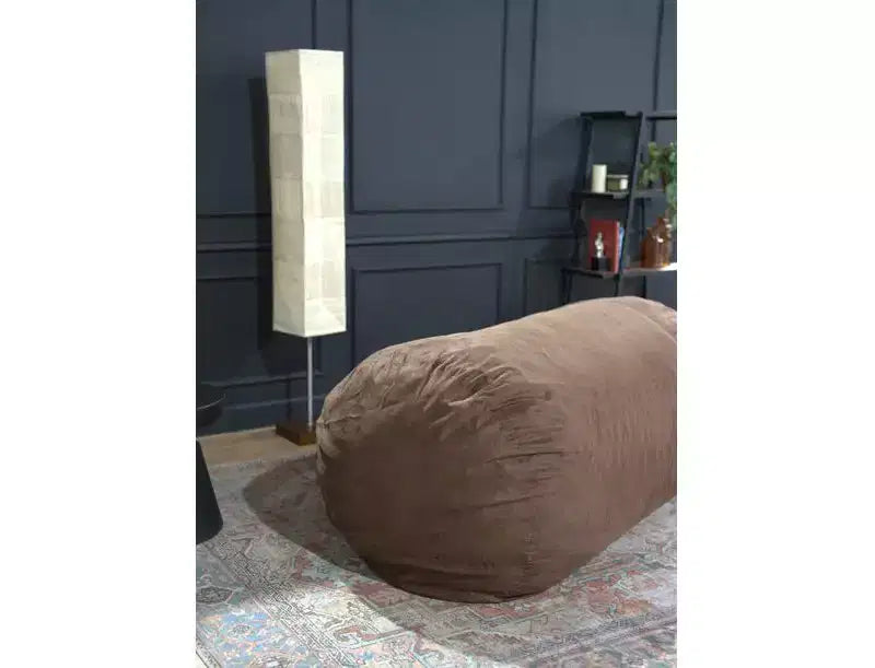 Okak Poltrona a sacco oversize, sedia da terra da 8 piedi, comoda poltrona a sacco con fodere rimovibili per adulti/bambini per la lettura, il soggiorno, la camera da letto