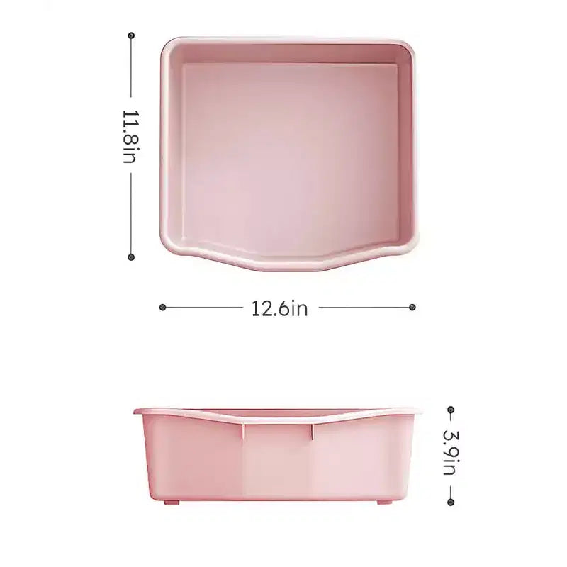 MAYEERTY Organizer Giocattoli per Bambini, Scaffale Multifunzionale con 6 Cesti in HDPE, per Sala Giochi, Cameretta, Soggiorno, Rosa