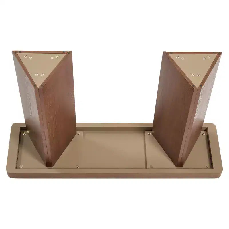 Bekrvio 50 Tavolo Consolle Stretto, Tavolino da Ingresso e Divano Sottile con Piano in Vero Legno, Consolle Moderna Robusta e Spessa per Corridoio