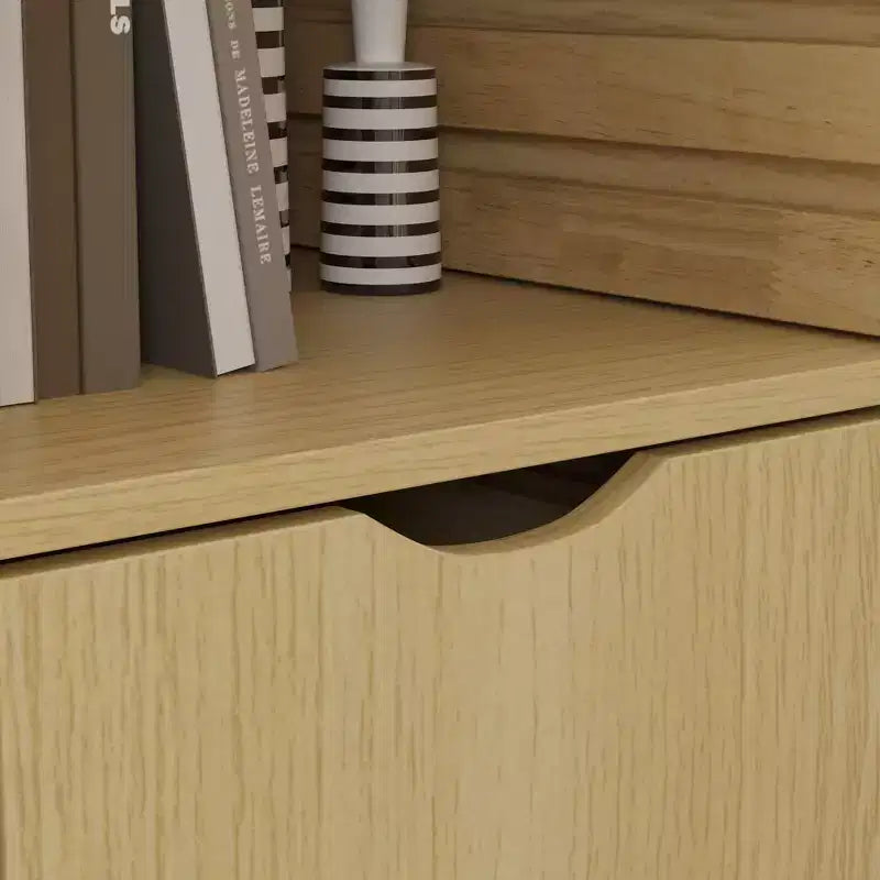 Famapy Armadio Modulare Armadio Camera da Letto Organizzatore Regolabile a 6 Cassetti Unità Scaffale Personalizzabile Doghe in Legno Massello