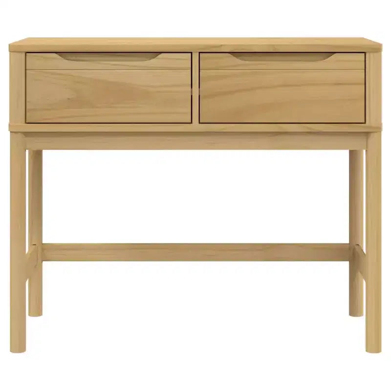 vidaXL Tavolo Consolle Contenitore Soggiorno Ingresso Mobile Legno Massello Pino