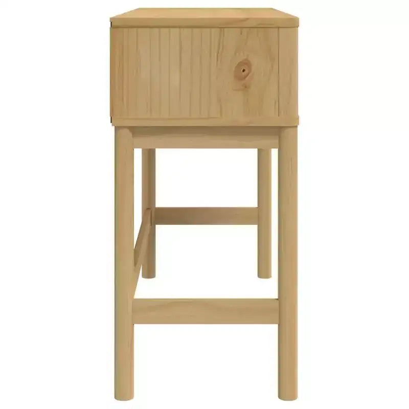 vidaXL Tavolo Consolle Contenitore Soggiorno Ingresso Mobile Legno Massello Pino