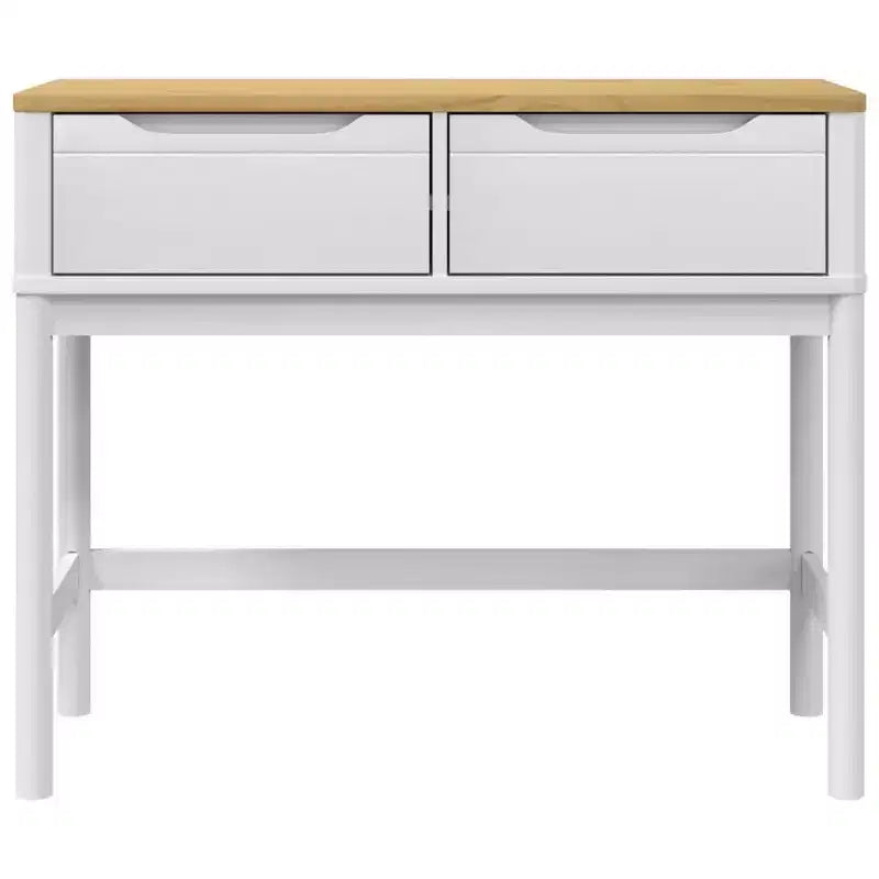 vidaXL Tavolo Consolle Contenitore Soggiorno Ingresso Mobile Legno Massello Pino