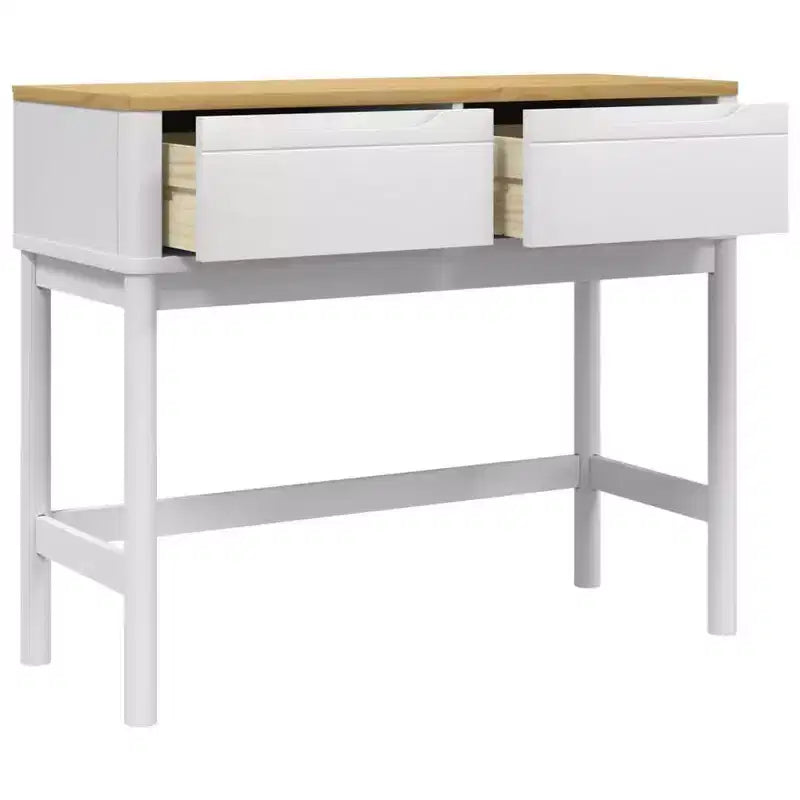 vidaXL Tavolo Consolle Contenitore Soggiorno Ingresso Mobile Legno Massello Pino