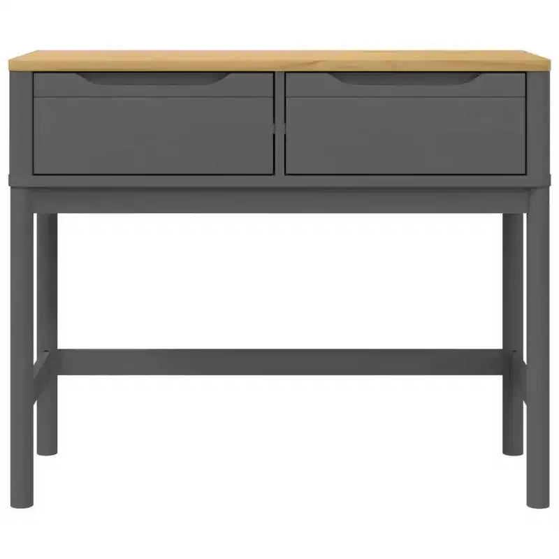 vidaXL Tavolo Consolle Contenitore Soggiorno Ingresso Mobile Legno Massello Pino
