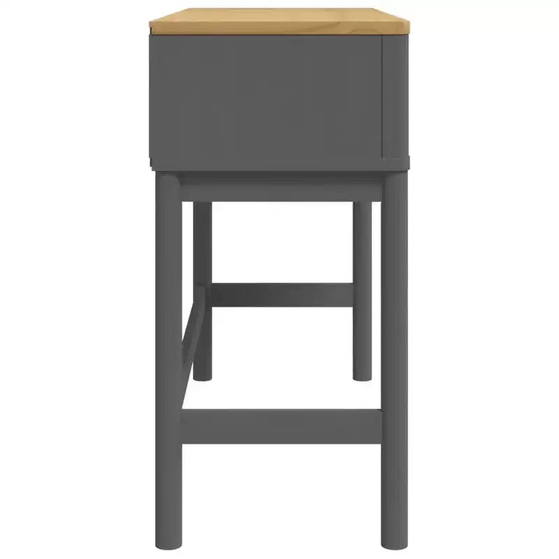 vidaXL Tavolo Consolle Contenitore Soggiorno Ingresso Mobile Legno Massello Pino
