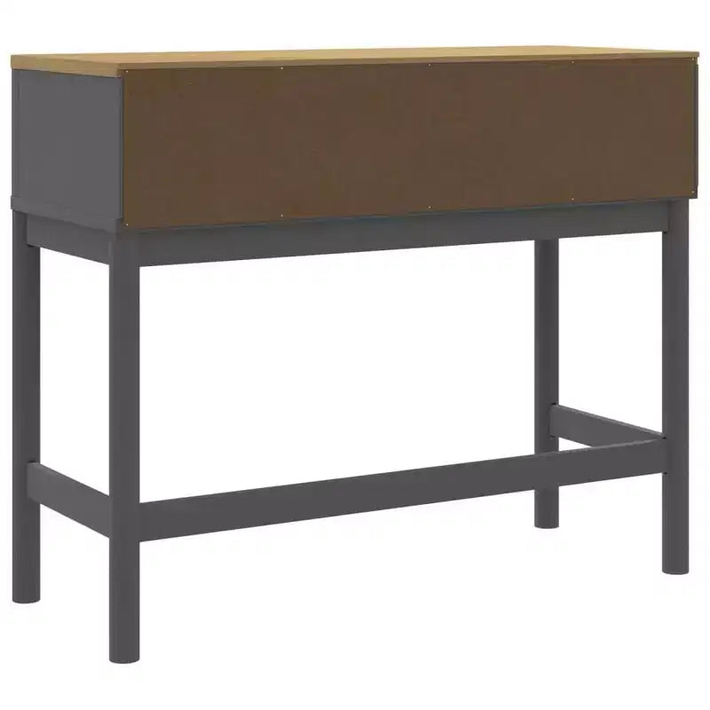 vidaXL Tavolo Consolle Contenitore Soggiorno Ingresso Mobile Legno Massello Pino