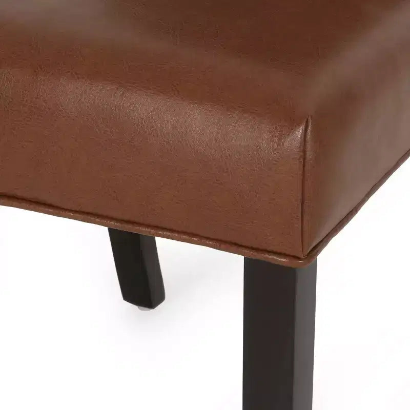 MAYEERTY Set di 2 sedie da pranzo trapuntate Harriet KD, Dettaglio trapuntato a bottoni, Design smontabile, Sala da pranzo
