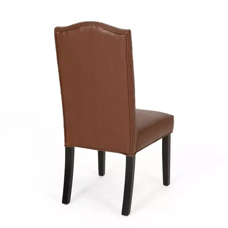 MAYEERTY Set di 2 sedie da pranzo trapuntate Harriet KD, Dettaglio trapuntato a bottoni, Design smontabile, Sala da pranzo