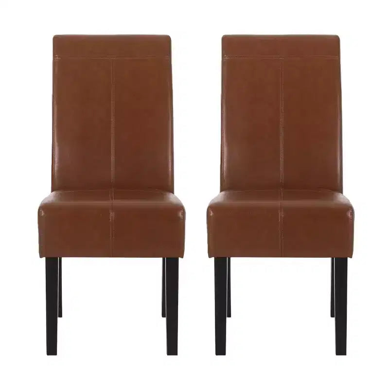 MAYEERTY Set di 2 Sedie da Pranzo Pertica KD, Design Smontabile con Telaio Solido, Sala da Pranzo
