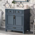 30 Bathroom Vanity Sink Combo, Bathroom Storage Cabinet with Soft Closing Doors, Single Sink Bathroom Vanity with Solid Wood Frame