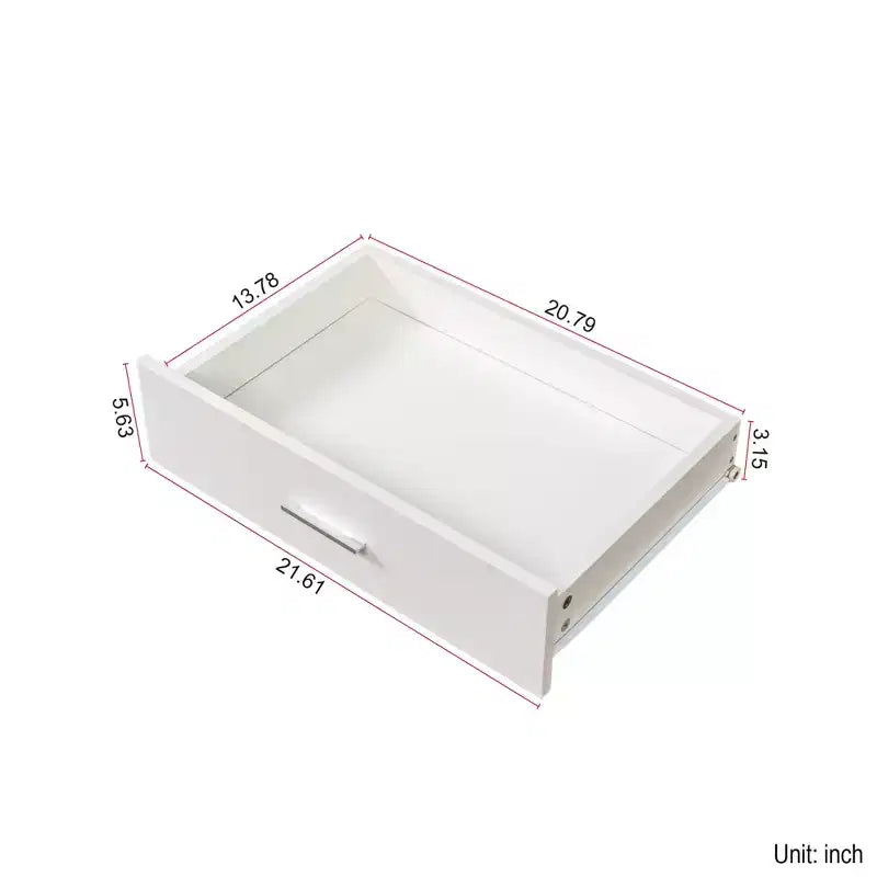 CLIHOME Sistema armadio autoportante, guardaroba indipendente con 6 ripiani aperti, cabina armadio in legno, bianco