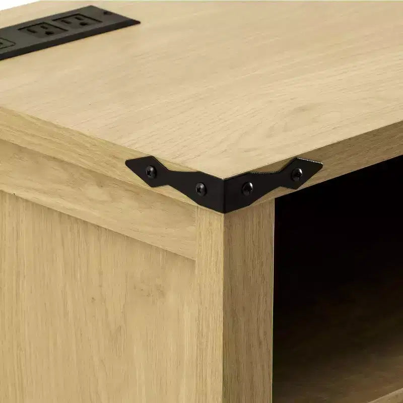 59 Armadio Buffet Credenza Moderna a 4 Ante con Vano Contenitore Semiaperto, Ripiani Regolabili, Mobile TV, Soggiorno, Sala da Pranzo, Ingresso-Panipeachy
