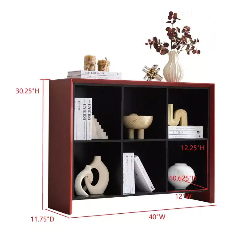 Libreria Kings Brand Furniture a 6 Ripiani Design Contemporaneo
