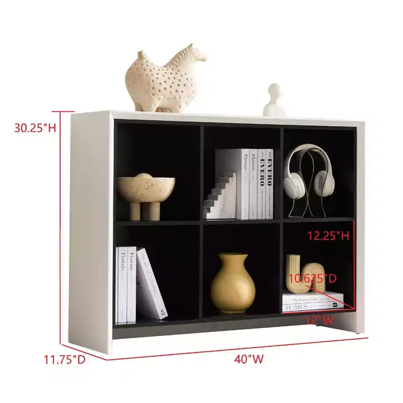 Libreria Kings Brand Furniture a 6 Ripiani Design Contemporaneo