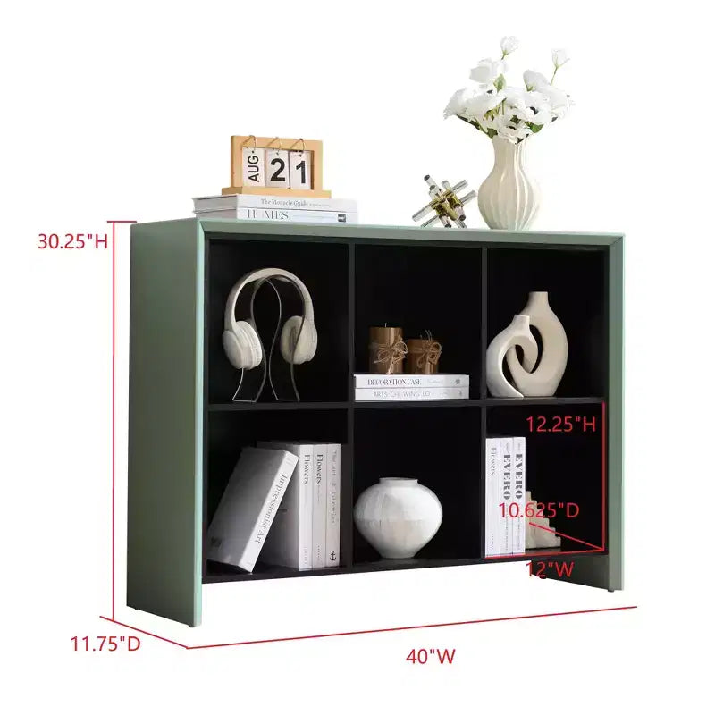 Libreria Kings Brand Furniture a 6 Ripiani Design Contemporaneo
